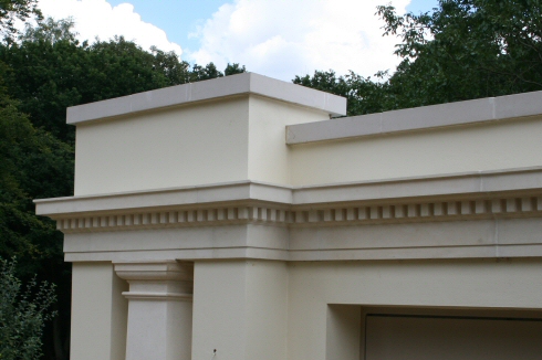External Fibrocem Dentil Frieze